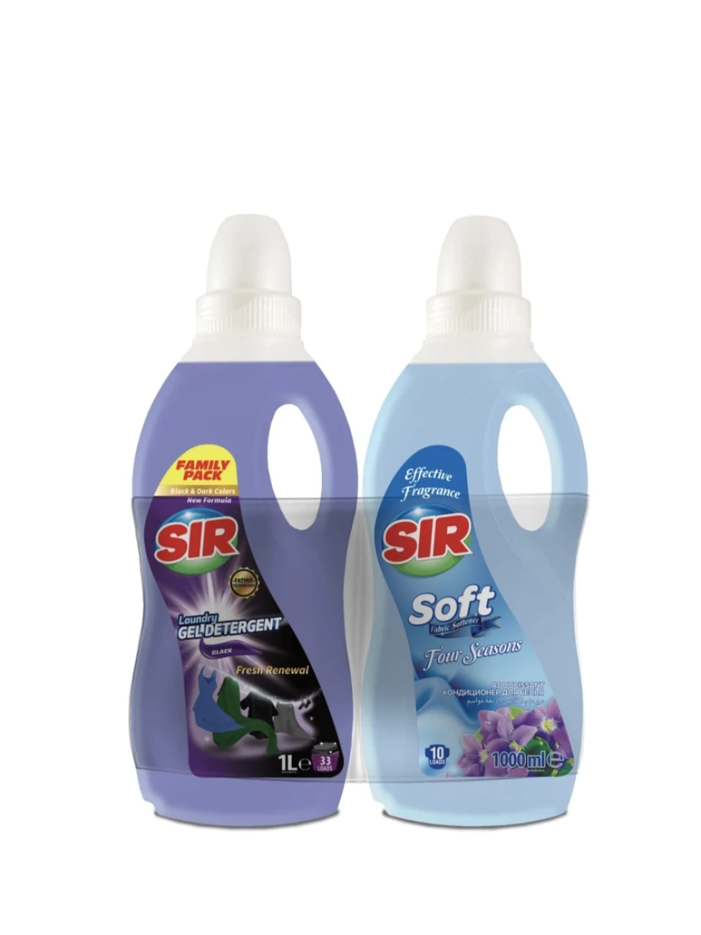 PROMO DETREGENT PENTRU RUFE NEGRE 1L  +BALSAM FOUR SEASONS 1L