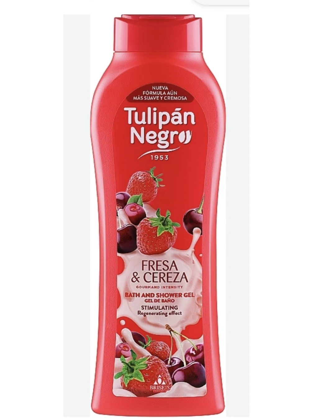 TULIPÁN NEGRO GEL DE DUS FRESA & CEREZA 650 ML TULIPÁN NEGRO GEL DE DUS FRESA & CEREZA 650 ML