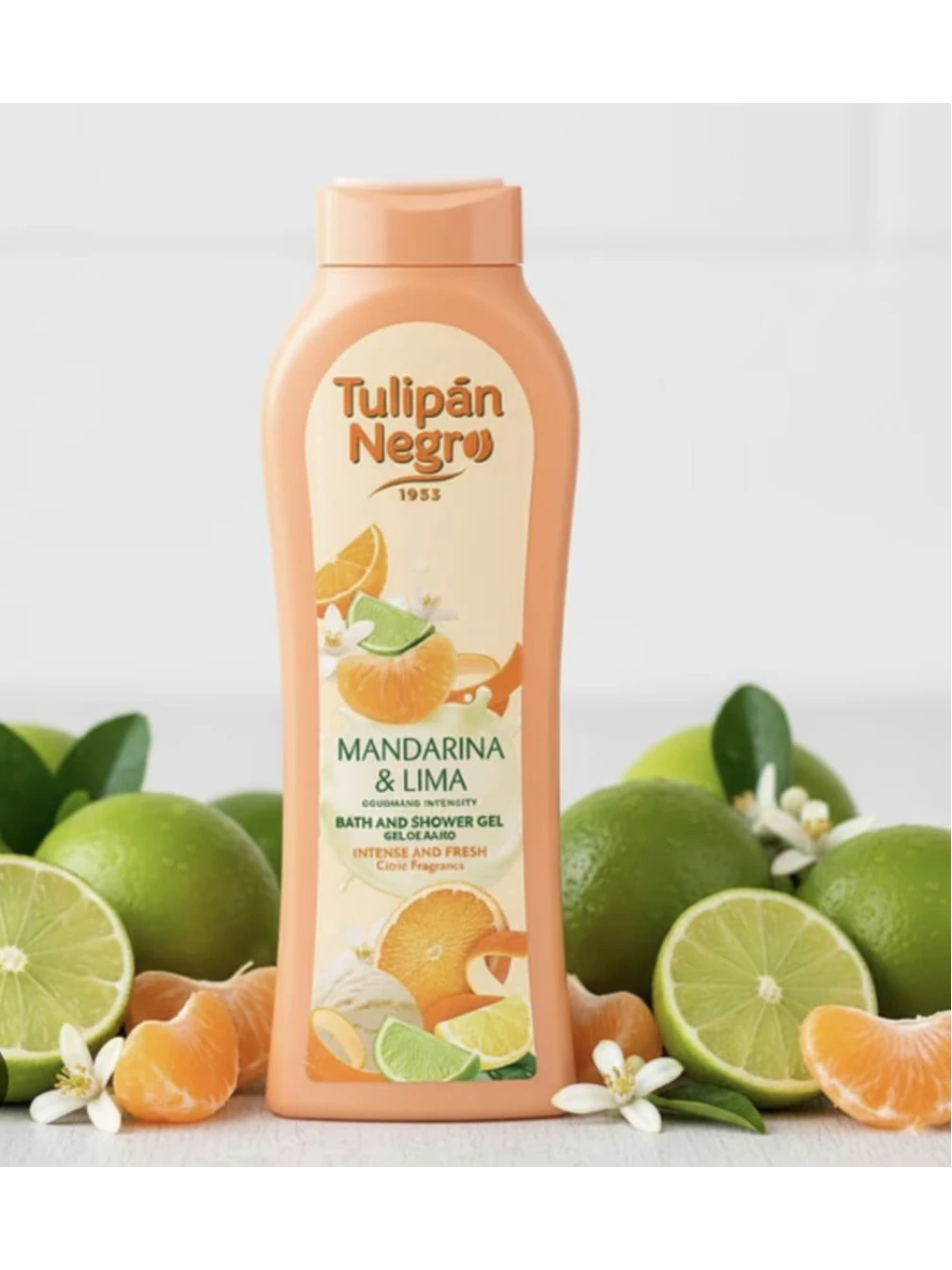 TULIPÁN NEGRO GEL DE DUS MANDARINA & LIMA 650 ML