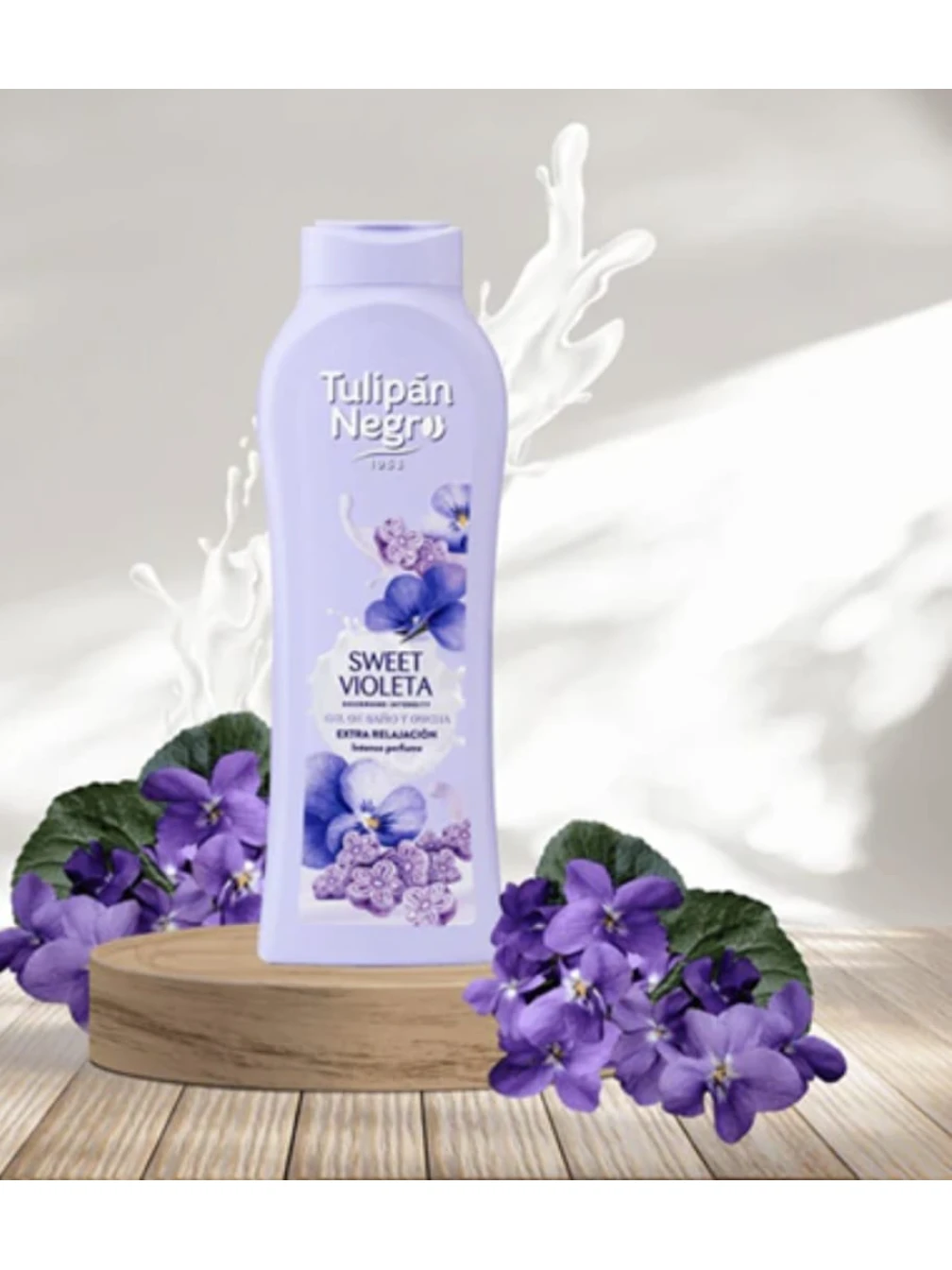 TULIPÁN NEGRO GEL DE DUS SWEET VIOLETA 650 ML