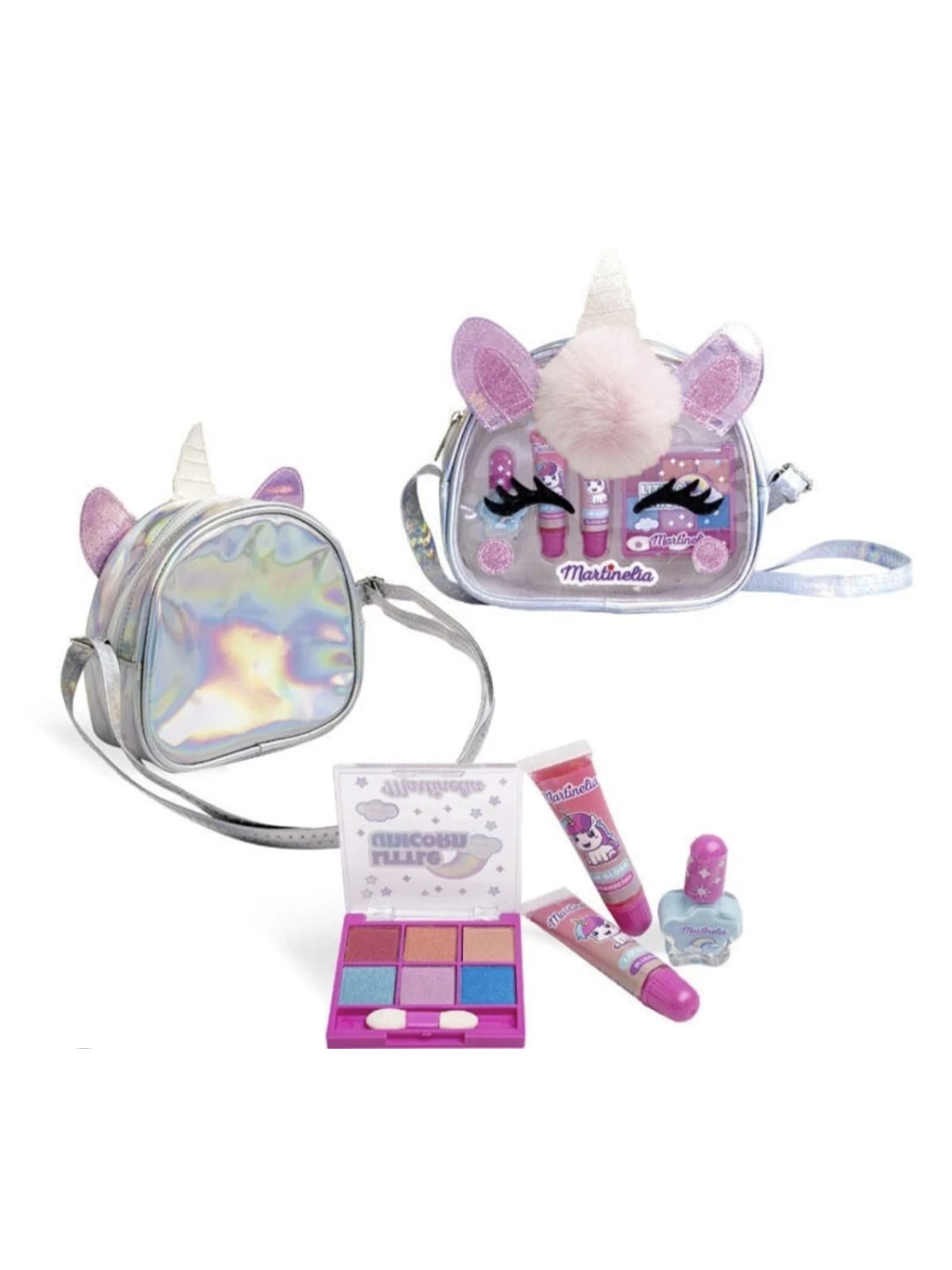 UNICORN GENTUTA CU PRODUSE DE MACHIAJ 4 PCS
