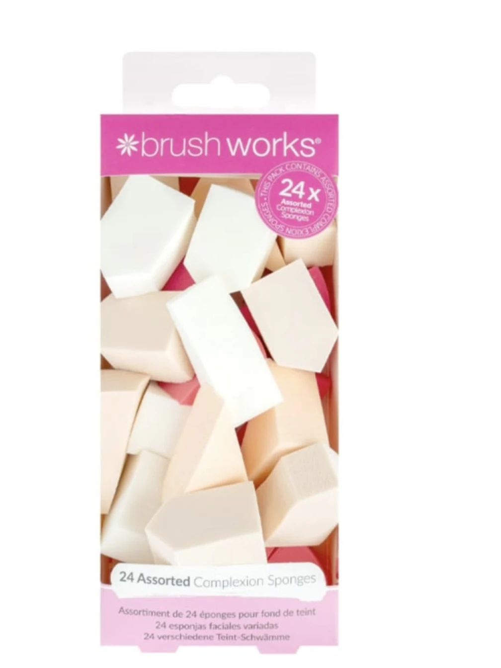 BRUSH WORKS BURETI MIX 24 BUCATI PENTRU APLICAREA MACHIAJULUI
