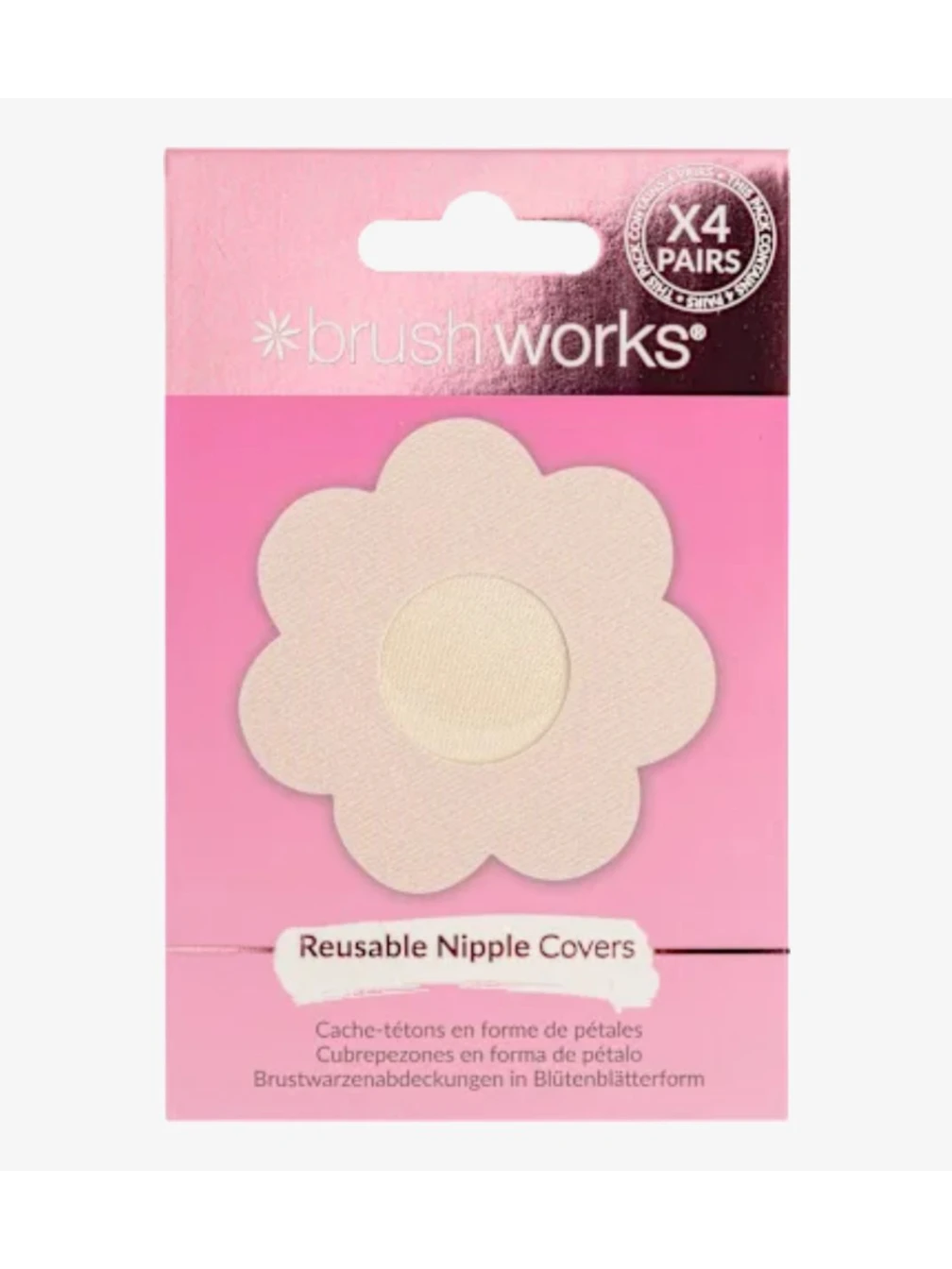 BRUSH WORKS PLASTURI AUTOCOLANTI SET 4 PERECHI PENTRU SANI