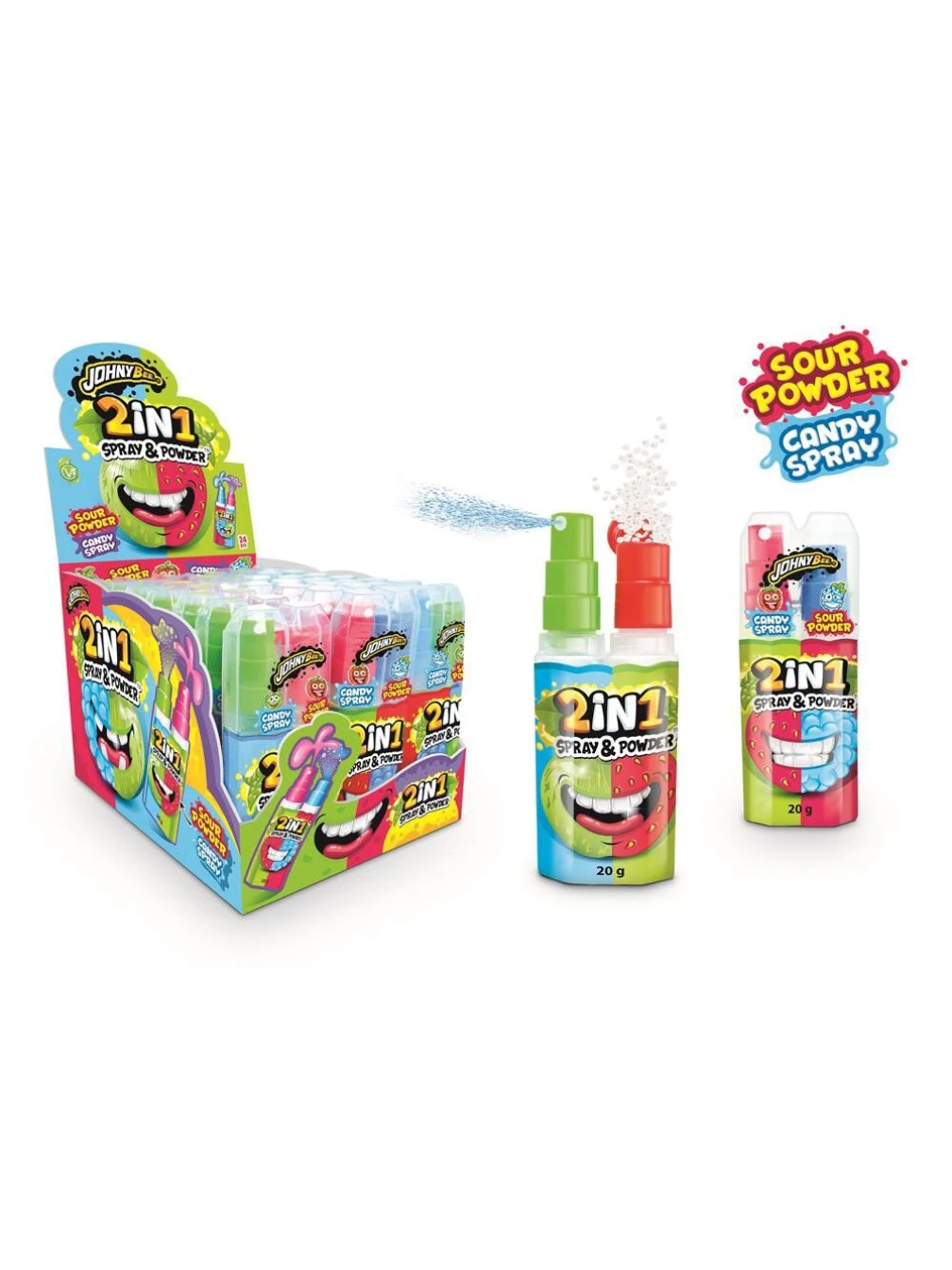 JOHNYBEE 2IN1 SPRAY&POWDER