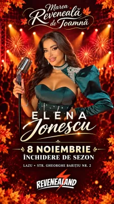 Bilet acces REVENEALAND – 8 noiembrie - Elena Ionescu