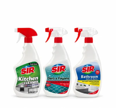 PROMO : 1 SIR SOLUTIE DERZ 750 ML + SIR SOLUTIE BUCATARIE 750 ML + SOLUTIE BAIE 750 ML 