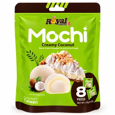 MOCHI CREAMY COCONUT  CREAM - ROYAL FAMILY 120 G 