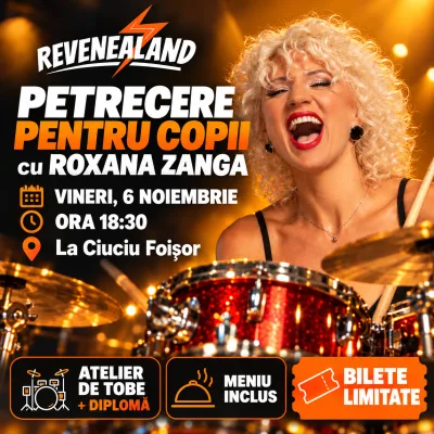 06.11.2026 - INVITAȚIE ATELIER • PROGRAM 18:30 • Atelier tobe by Roxana Zanga